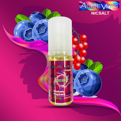 Achievers Salt 10ml- Pack of 10-Blueberry Raspberry-vapeukwholesale