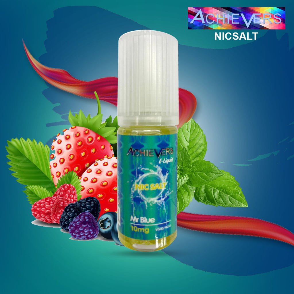 Achievers Salt 10ml- Pack of 10-Mr Blue-vapeukwholesale