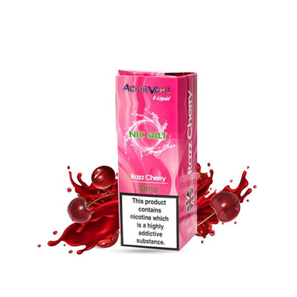 Achievers Salt 10ml- Pack of 10-Razz Cherry-vapeukwholesale