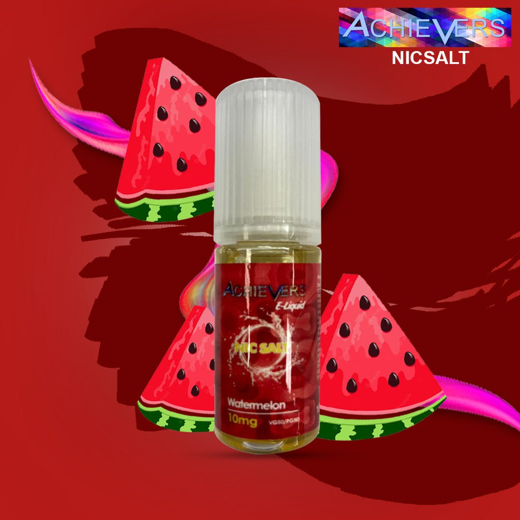 Achievers Salt 10ml- Pack of 10-Watermelon-vapeukwholesale