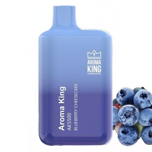 Aroma King AK5500 Disposable Vape Pod Box of 10-Blueberry Cheesecake-vapeukwholesale