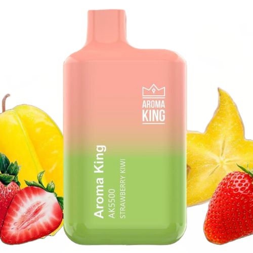 Aroma King AK5500 Disposable Vape Pod Box of 10-Strawberry Kiwi-vapeukwholesale