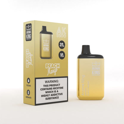 Aroma King AK5500 Metallic Disposable Vape Pod Box of 10