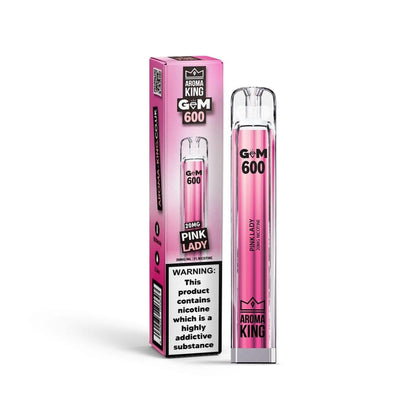 Aroma King Gem 600 Disposable Vape Pod Box of 10-Pink Lady-vapeukwholesale