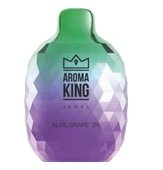 Aroma King Jewel 8000 Disposable Vape Pod Box of 10-Aloe Grape-vapeukwholesale