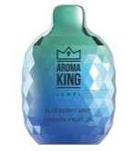 Aroma King Jewel 8000 Disposable Vape Pod Box of 10-Blueberry Mint Passion Fruit-vapeukwholesale