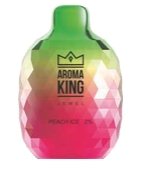 Aroma King Jewel 8000 Disposable Vape Pod Box of 10-Peach Ice-vapeukwholesale