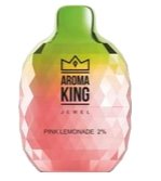 Aroma King Jewel 8000 Disposable Vape Pod Box of 10-Pink Lemonade-vapeukwholesale