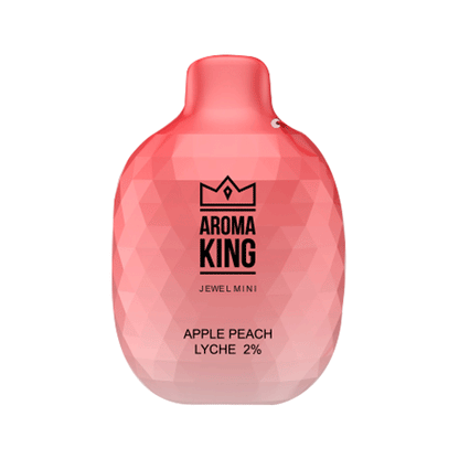 Aroma King Jewel Mini 600 Disposable Vape Pod - 0mg Box of 10-Apple Peach Lyche-vapeukwholesale