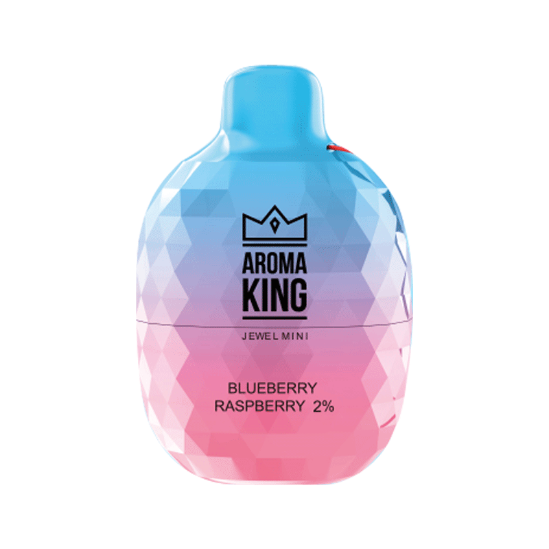 Aroma King Jewel Mini 600 Disposable Vape Pod - 0mg Box of 10-Blueberry Raspberry-vapeukwholesale