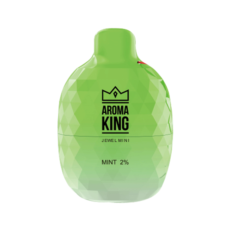 Aroma King Jewel Mini 600 Disposable Vape Pod - 0mg Box of 10-Mint-vapeukwholesale