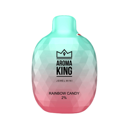 Aroma King Jewel Mini 600 Disposable Vape Pod - 0mg Box of 10-Rainbow Candy-vapeukwholesale