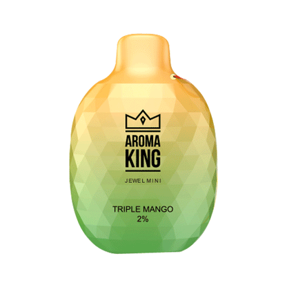 Aroma King Jewel Mini 600 Disposable Vape Pod - 0mg Box of 10-Triple Mango-vapeukwholesale