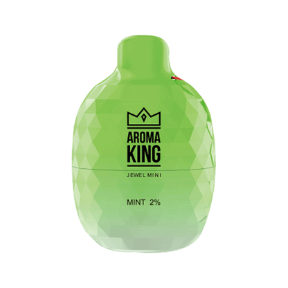 Aroma King Jewel Mini 600 Disposable Vape Pod Box of 10-Mint-vapeukwholesale