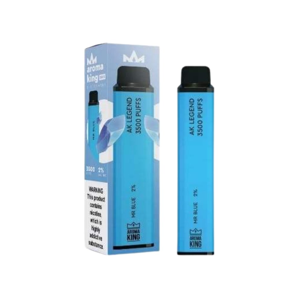 Aroma King Legend 3500 Disposable Vape Pod Box of 10-Mr Blue-vapeukwholesale