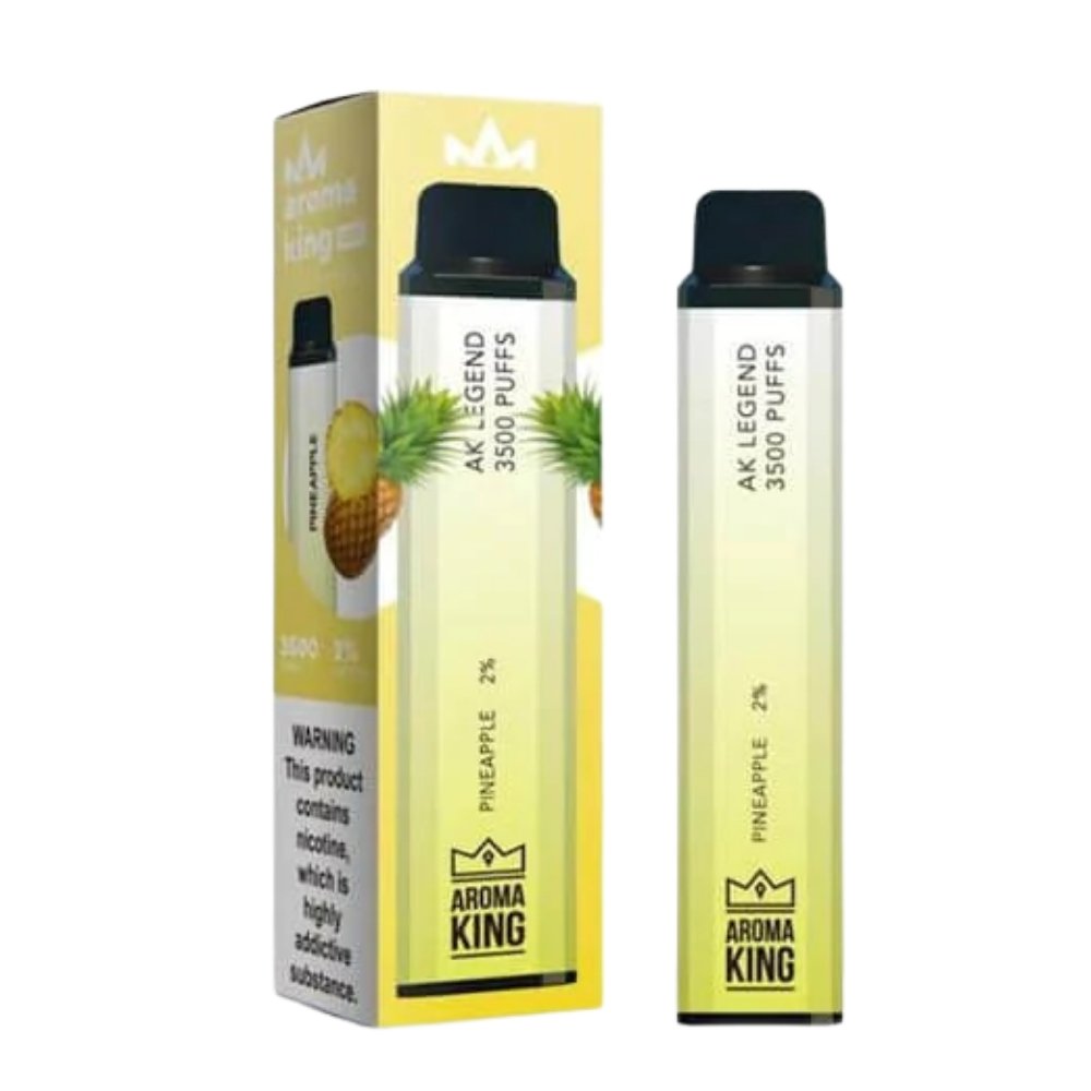 Aroma King Legend 3500 Disposable Vape Pod Box of 10-Pineapple-vapeukwholesale