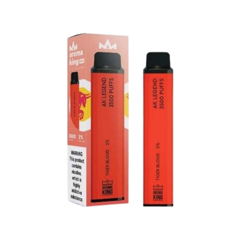 Aroma King Legend 3500 Disposable Vape Pod Box of 10-Tiger Blood-vapeukwholesale