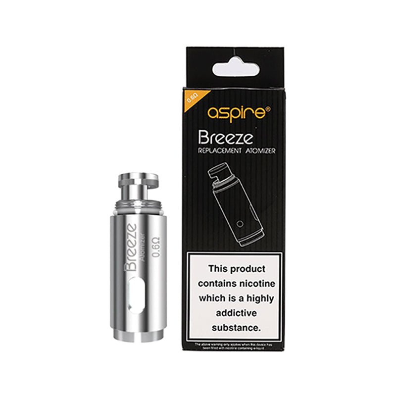 ASPIRE - BREEZE - COILS-5x 0.60ohm-vapeukwholesale