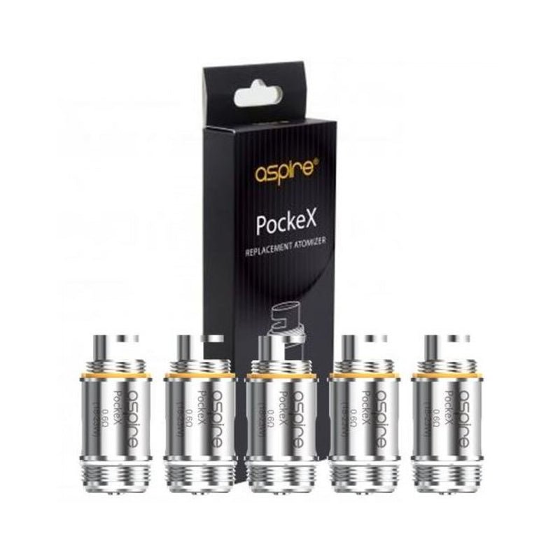 ASPIRE - POCKEX - COILS-5x 0.60ohm-vapeukwholesale