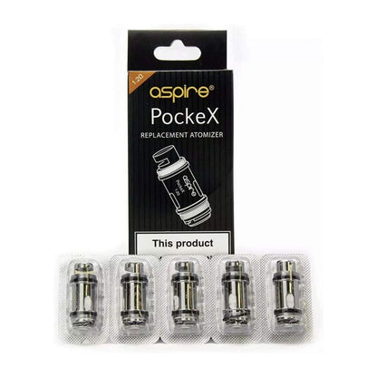 ASPIRE - POCKEX - COILS-5x 1.20ohm-vapeukwholesale