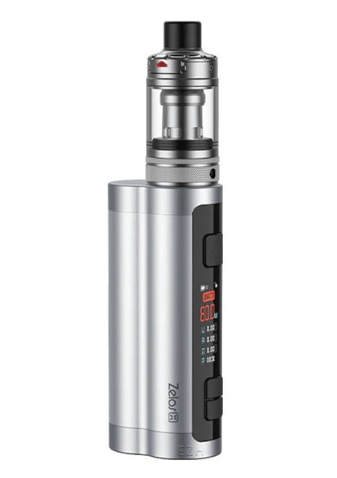 Aspire Zelos X Kit-Metallic Silver-vapeukwholesale