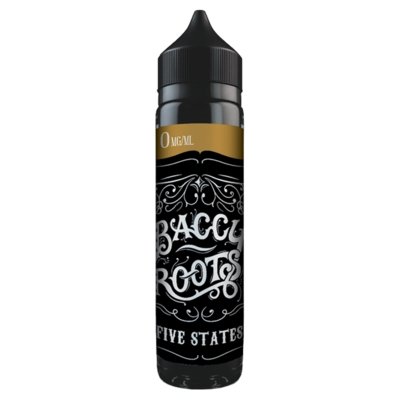 Baccy Roots 50ml Shortfill-Five States-vapeukwholesale