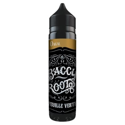 Baccy Roots 50ml Shortfill-FEUILLE VERTE-vapeukwholesale