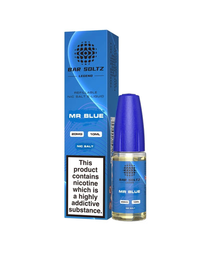 Bar soltz 10ml Nic Salt Pack of 10-Mr Blue-vapeukwholesale