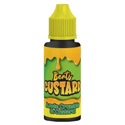 Bert Custard 100ml Shortfill-Apple Crumble & Custard-vapeukwholesale