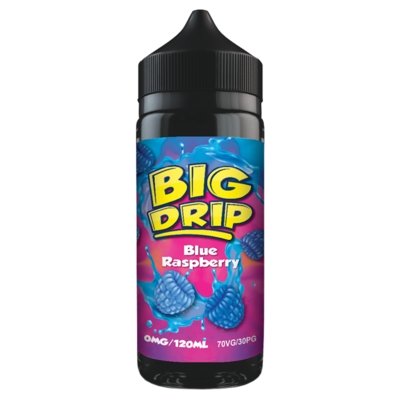 Big Drip 100ml Shortfill-Blue Raspberry-vapeukwholesale