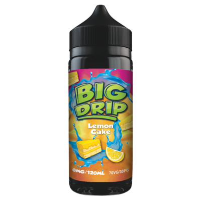 Big Drip 100ml Shortfill-Lemon Cake-vapeukwholesale