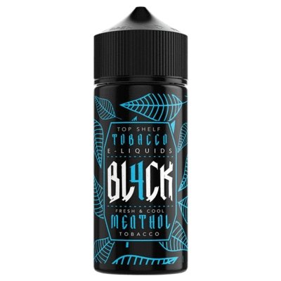 Bla4ck 100ml Shortfill-Menthol Tobacco-vapeukwholesale