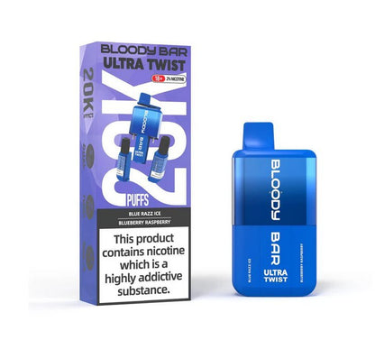 Bloody Bar Ultra Twist 20000 Puffs Disposable Vape - Box of 5