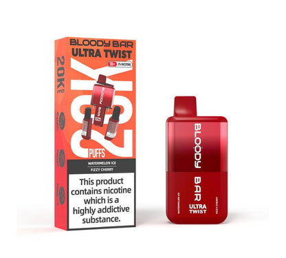 Bloody Bar Ultra Twist 20000 Puffs Disposable Vape - Box of 5