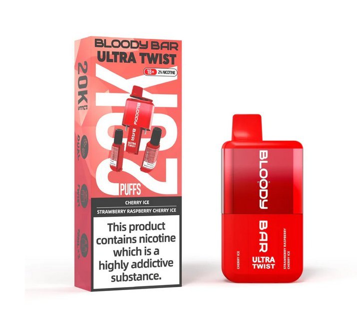 Bloody Bar Ultra Twist 20000 Puffs Disposable Vape - Box of 5