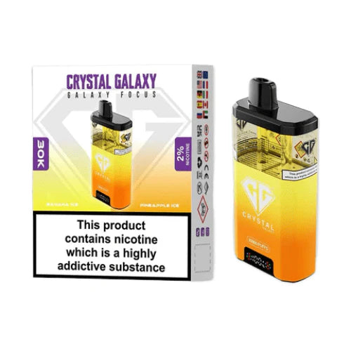 Crystal Galaxy Focus 30K Disposable Vape Pod - Box of 5