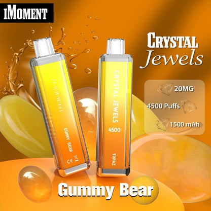 Crystal Jewels 4500 Disposable Vape Pod-Box of 10-Gummy Bear-vapeukwholesale