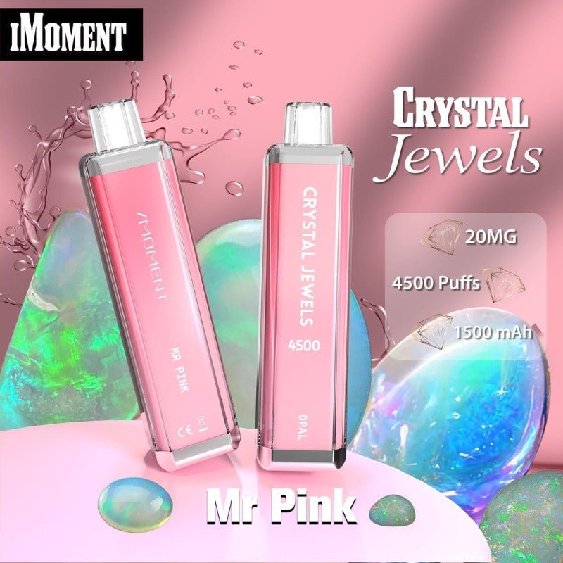 Crystal Jewels 4500 Disposable Vape Pod-Box of 10-Mr Pink (Orange Lemon Grapfull)-vapeukwholesale