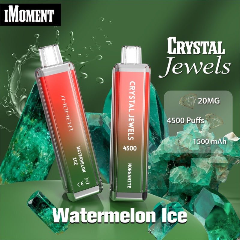 Crystal Jewels 4500 Disposable Vape Pod-Box of 10-Watermelon Ice-vapeukwholesale