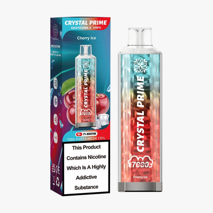 Crystal Prime 3D Effects 7000 Disposable Vape Full Carton (160 Pcs )-Cherry Ice *Coming Soon*-vapeukwholesale