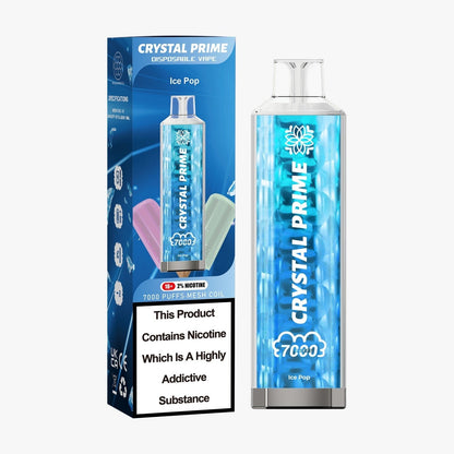 Crystal Prime 3D Effects 7000 Disposable Vape Full Carton (160 Pcs )-Ice Pop *Coming Soon*-vapeukwholesale