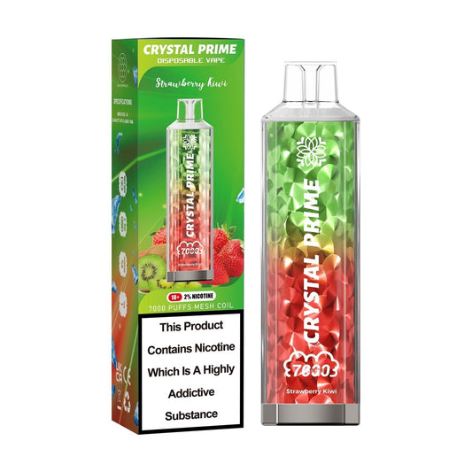 Crystal Prime 3D Effects 7000 Disposable Vape Full Carton (160 Pcs )-Strawberry Kiwi-vapeukwholesale