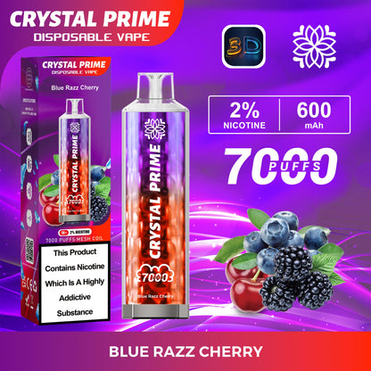 Crystal Prime 7000 Puffs Disposable Vape Box of 10