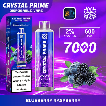 Crystal Prime 7000 Puffs Disposable Vape Box of 10