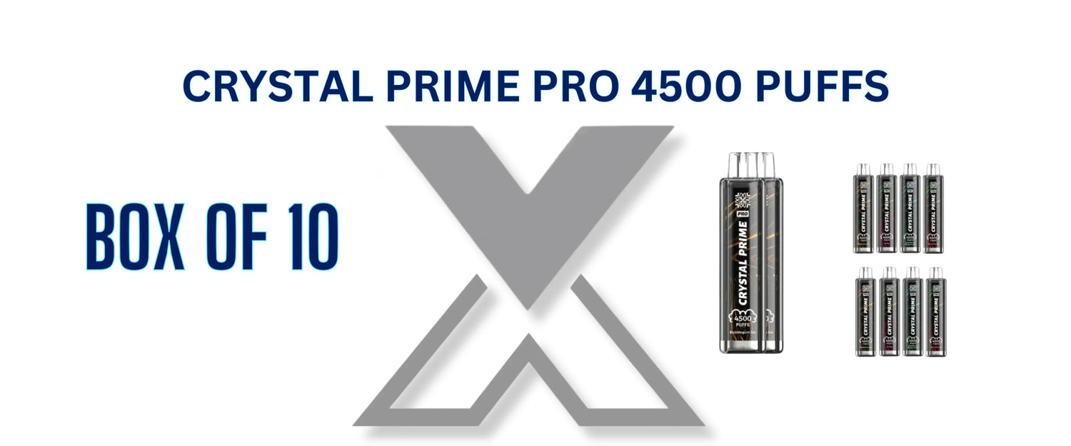 The Crystal Prime Pro 4500 is a compact yet powerful disposable vape delivering 4500 rich puffs. Designed for smooth draws and superior vapor production, this device offers a flavorful and satisfying experience.