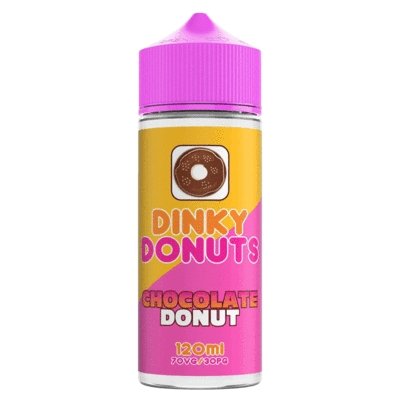 Dinky Donuts 100ml Shortfill-Chocolate Donut-vapeukwholesale