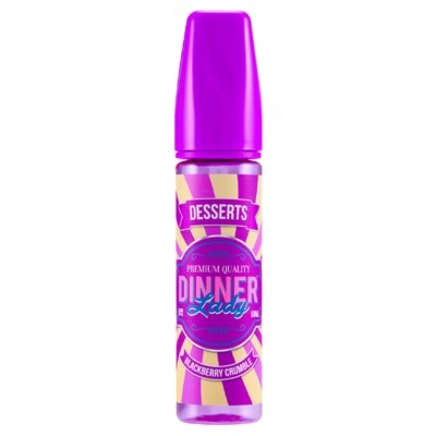 Dinner Lady Desserts 50ml Shortfill-Blackberry Crumble-vapeukwholesale