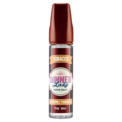 Dinner Lady Tobacco 50ml Shortfill-Caramel Tobacco-vapeukwholesale