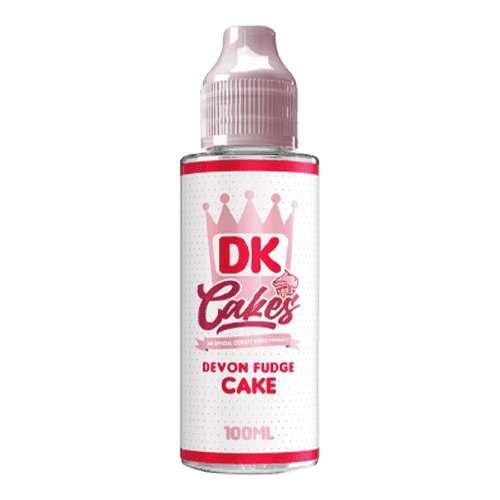 Donut King Cakes 100ml Shortfill-Devon Fudge Cake-vapeukwholesale