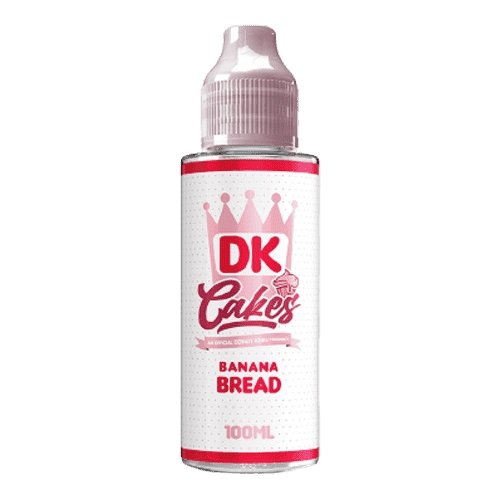 Donut King Cakes 100ml Shortfill-Banana Bread-vapeukwholesale